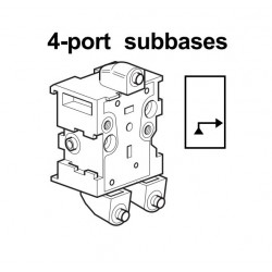 PZU-B12 subBase 4 puertos Parker